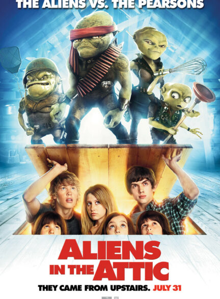 دانلود فیلم بیگانگان زیر شیروانی Aliens in the Attic 2009