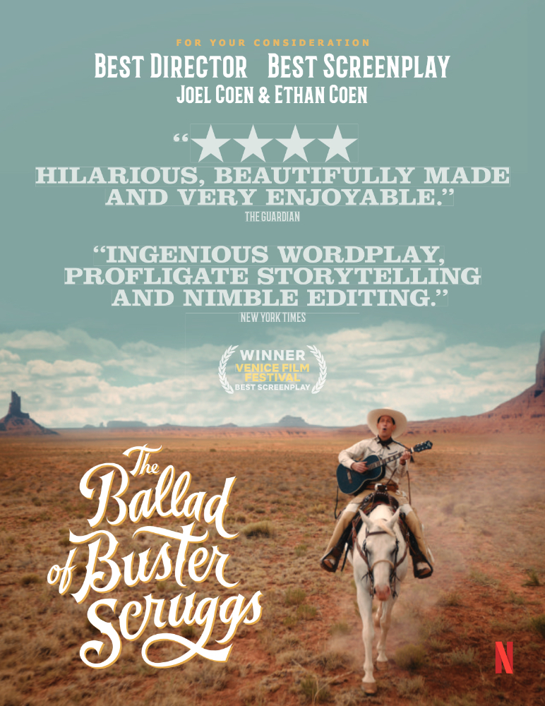 دانلود فیلم تصنیف باستر اسکروگز The Ballad of Buster Scruggs 2018