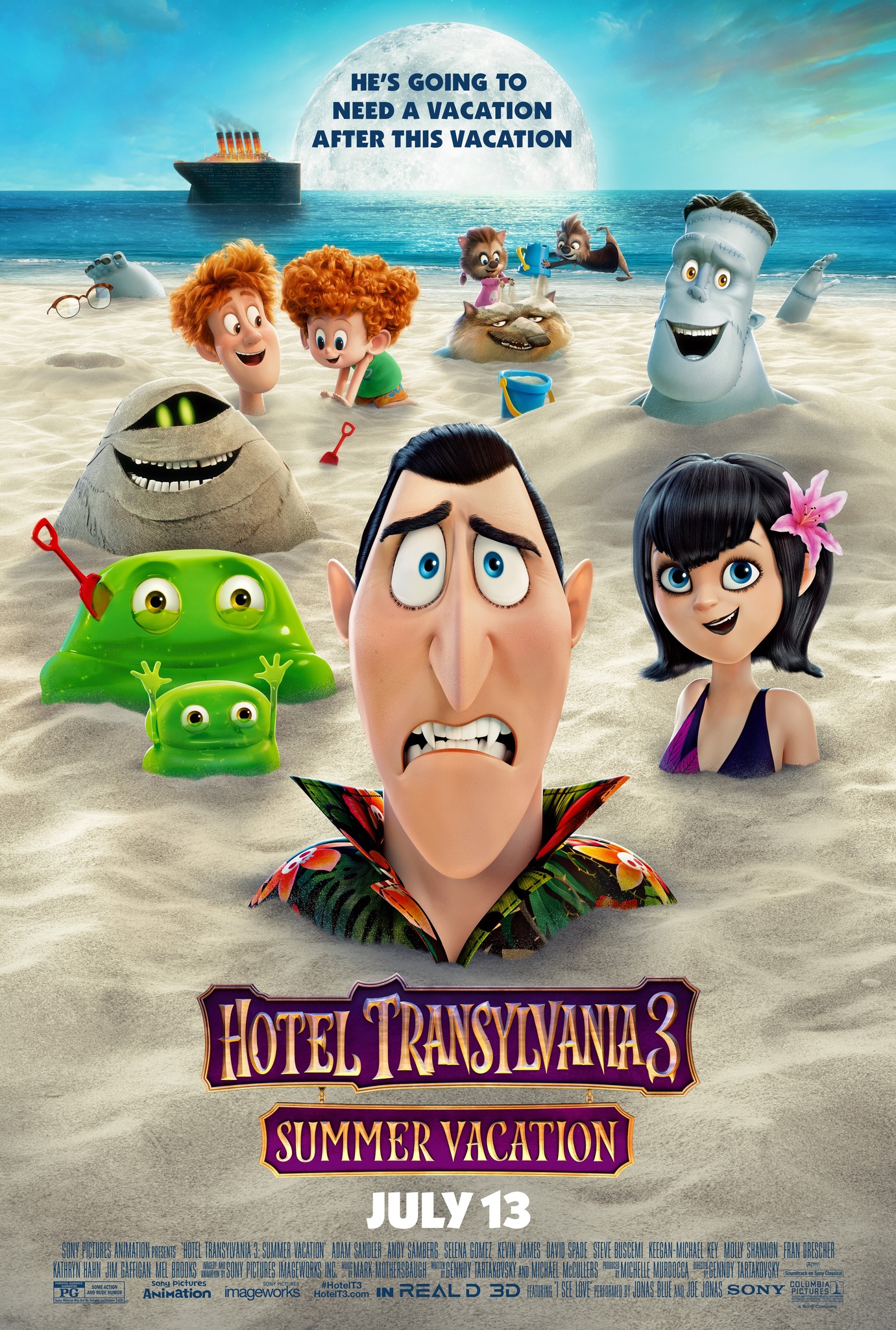 دانلود انیمیشن هتل ترانسیلوانیا 2018 .Hotel Transylvania 3