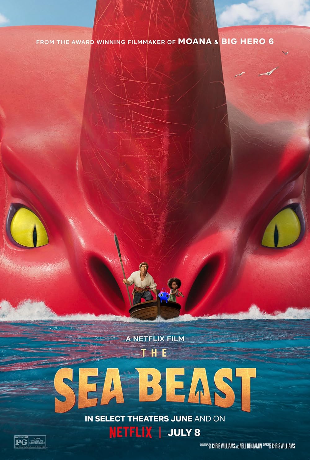 دانلود انیمیشن هیولای دریا The Sea Beast ( 2022 )