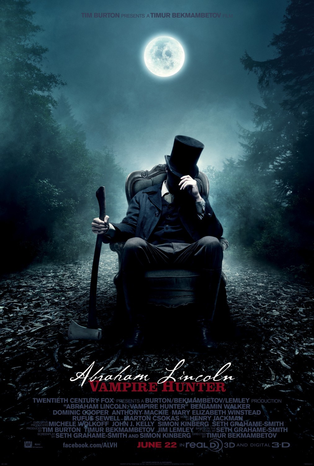 دانلود فیلم آبراهام لینکلن: شکارچی خون آشام  Abraham Lincoln: vampire hunter 2012