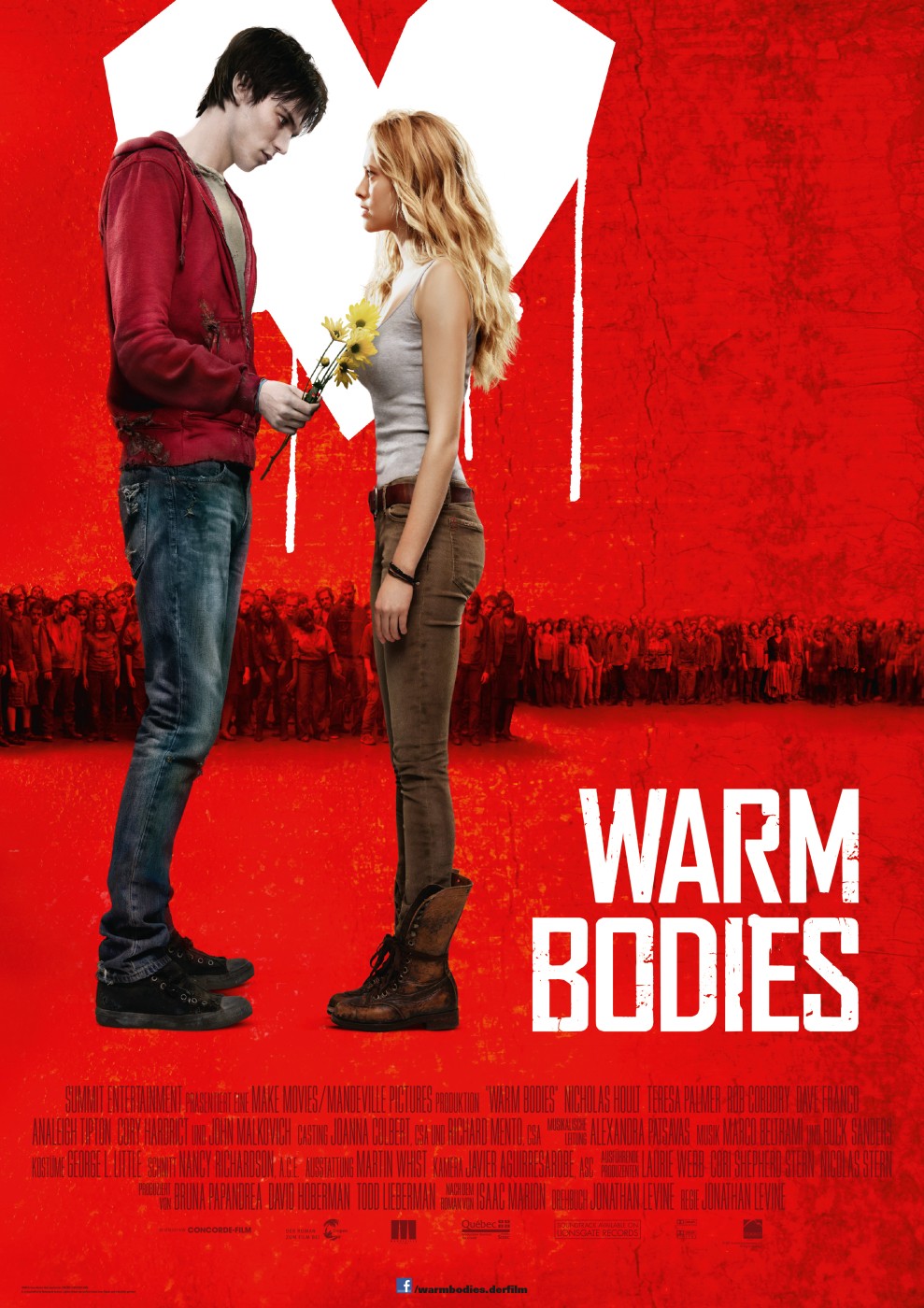 دانلود فیلم بدن های گرم Warm Bodies 2013