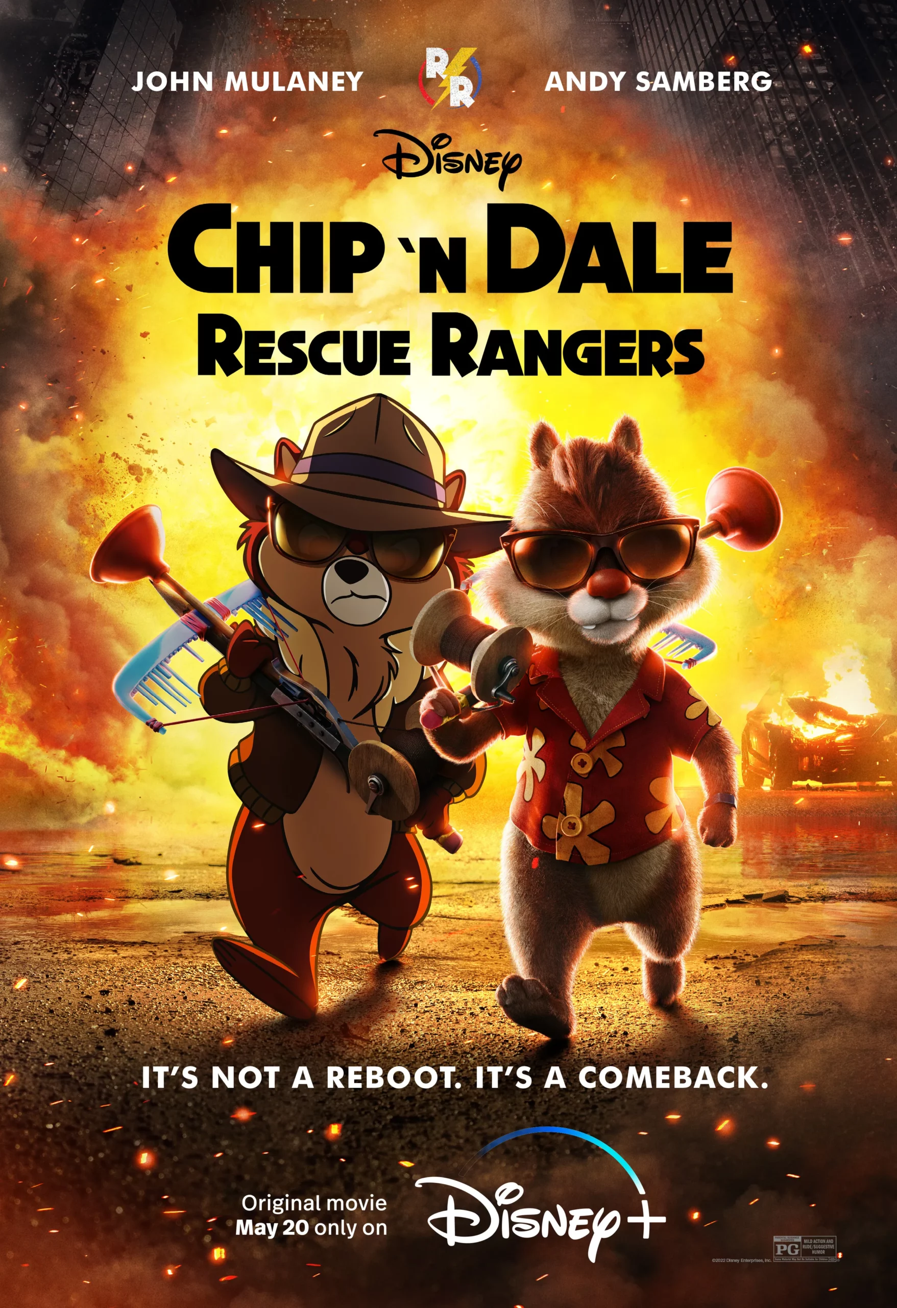 دانلود انیمیشن چیپ و دیل: تکاوران نجات  Chip ‘n Dale: Rescue Rangers 2022