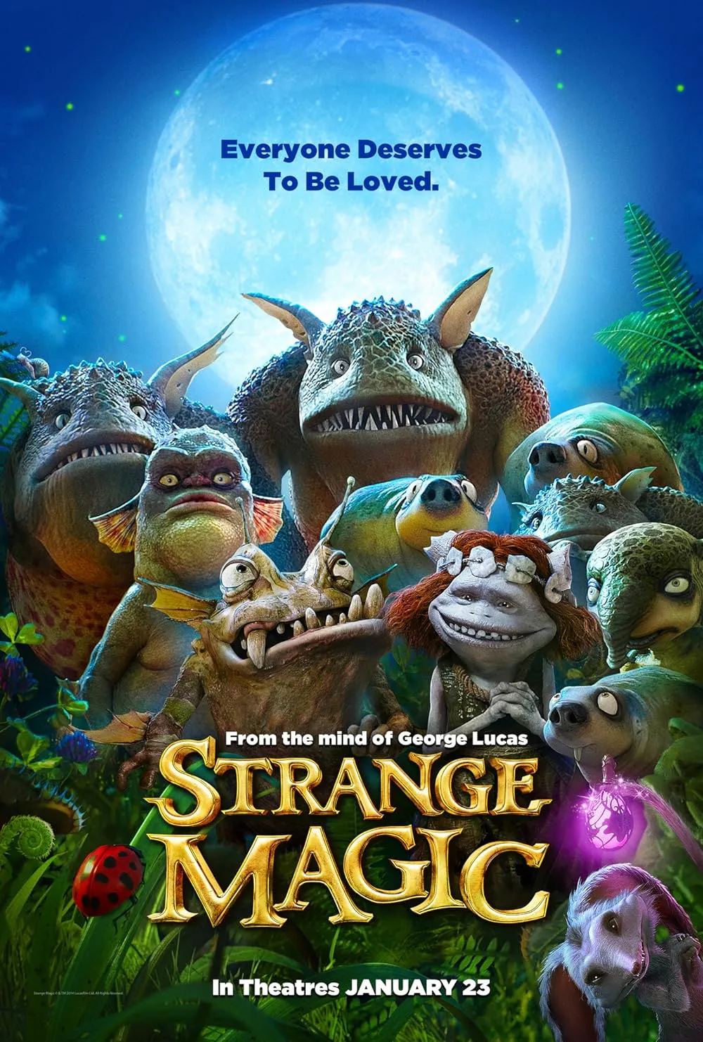 دانلود انیمیشن جادوی شگفت انگیز Strange Magic 2015