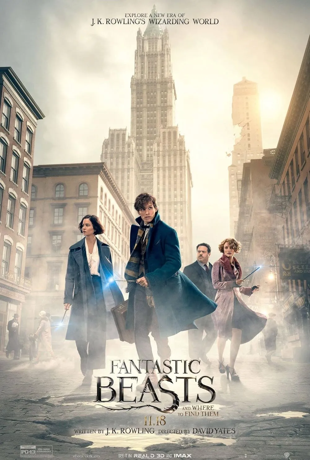 دانلود فیلم جانوران شگفت‌انگیز و زیستگاه آن‌ها Fantastic Beasts and Where to Find Them 2016