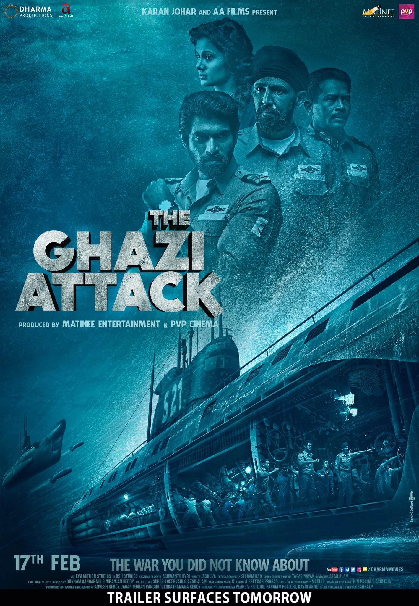 دانلود فیلم حمله به قازی The Ghazi Attack 2017