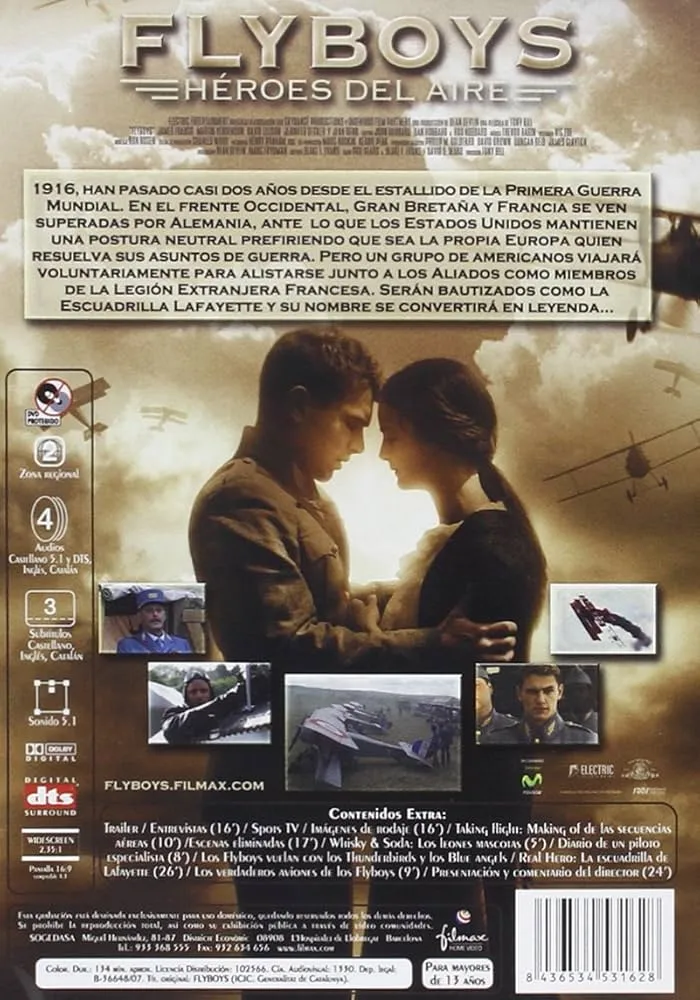 دانلود فیلم پسران پرواز Flyboys 2006