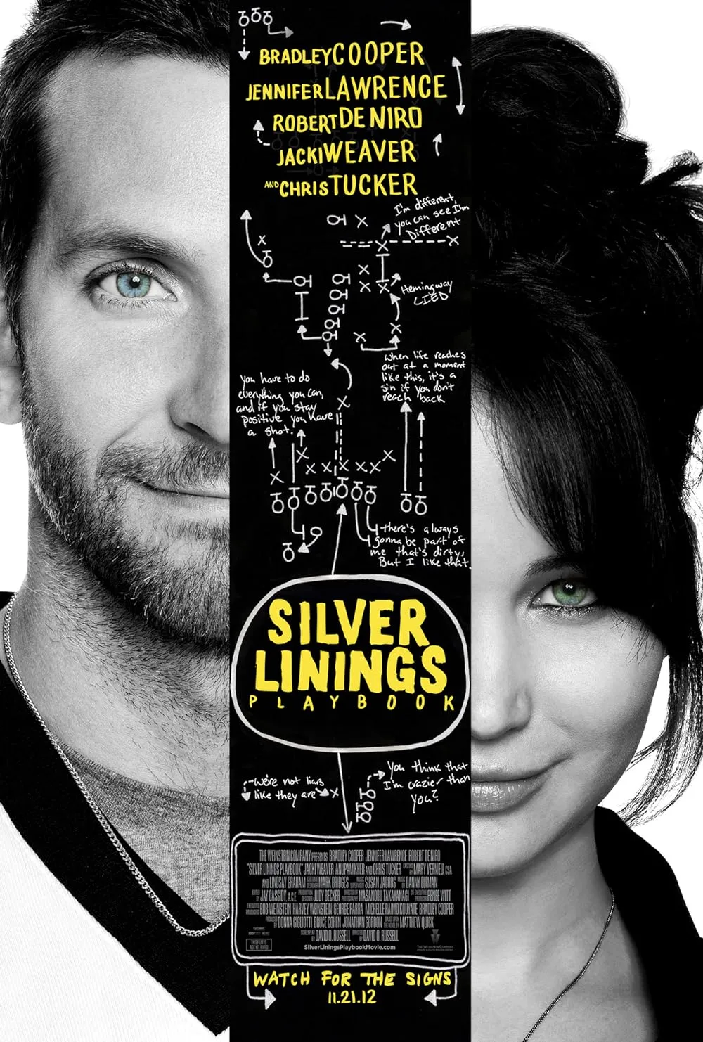 دانلود فیلم دفترچه‌ی امیدبخش Silver Linings Playbook 2012