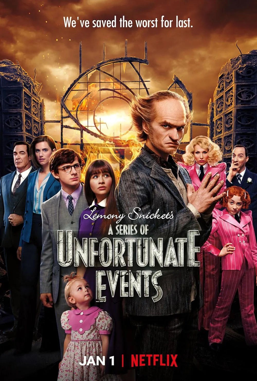 دانلود سریال مجموعه حوادث ناگوار A Series of Unfortunate Events 2017