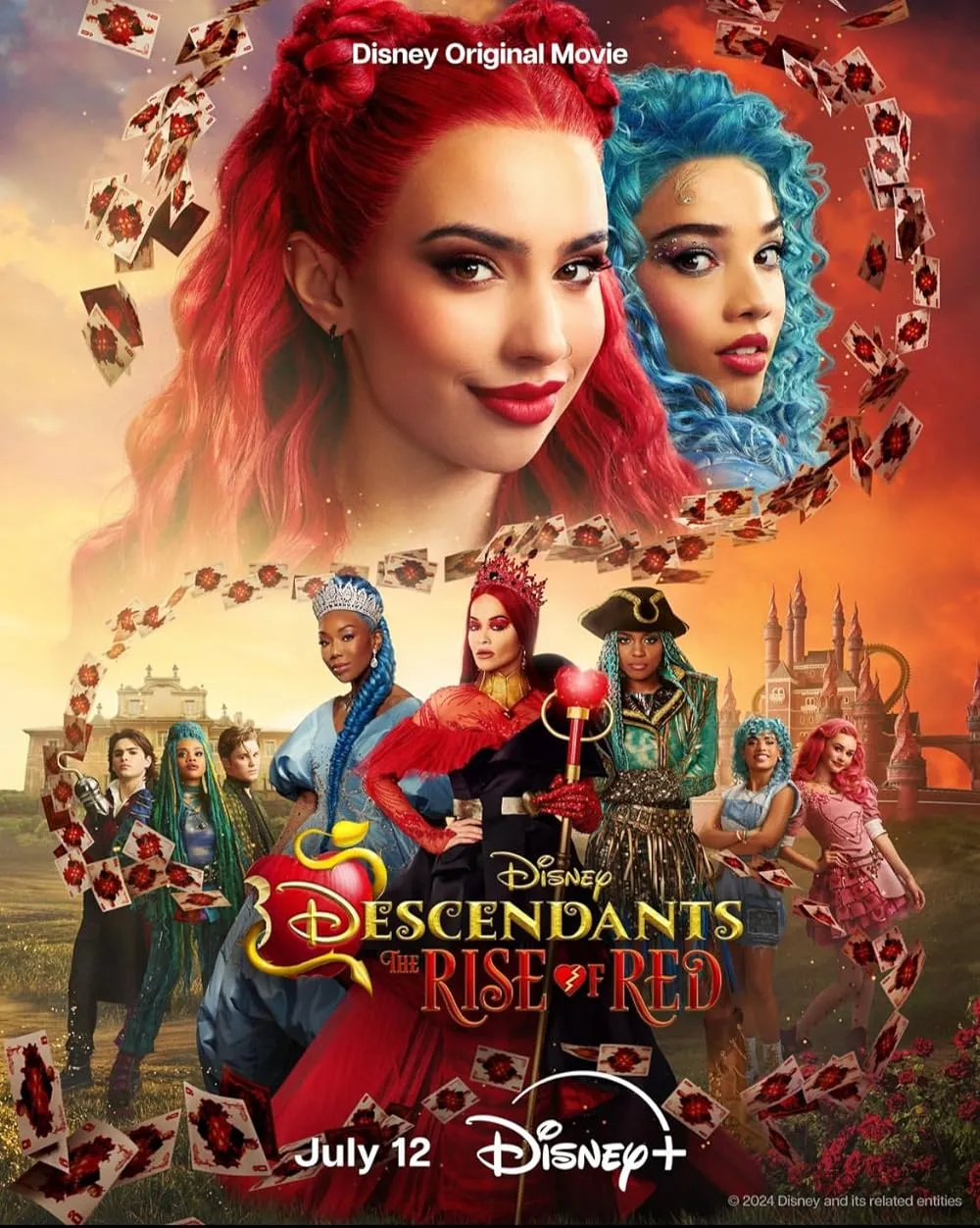 دانلود فیلم وارثان ظهور رد Descendants: The Rise of Red 2024