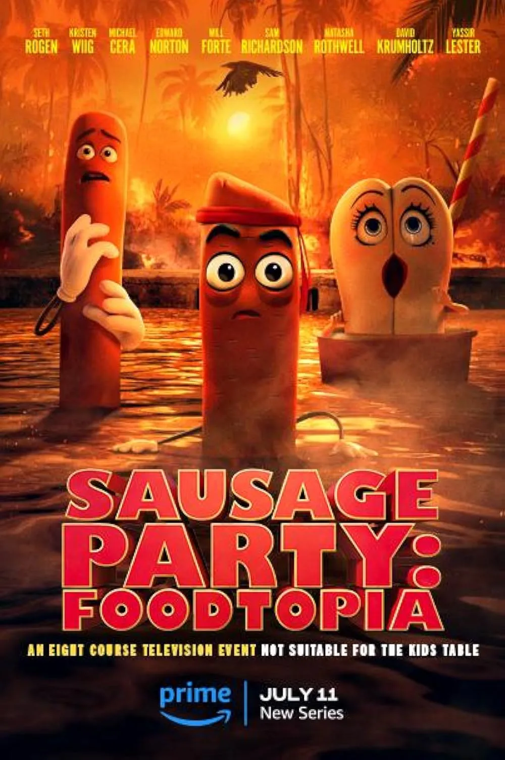 دانلود انیمیشن سوسیس پارتی: فودتوپیا Sausage Party: Foodtopia