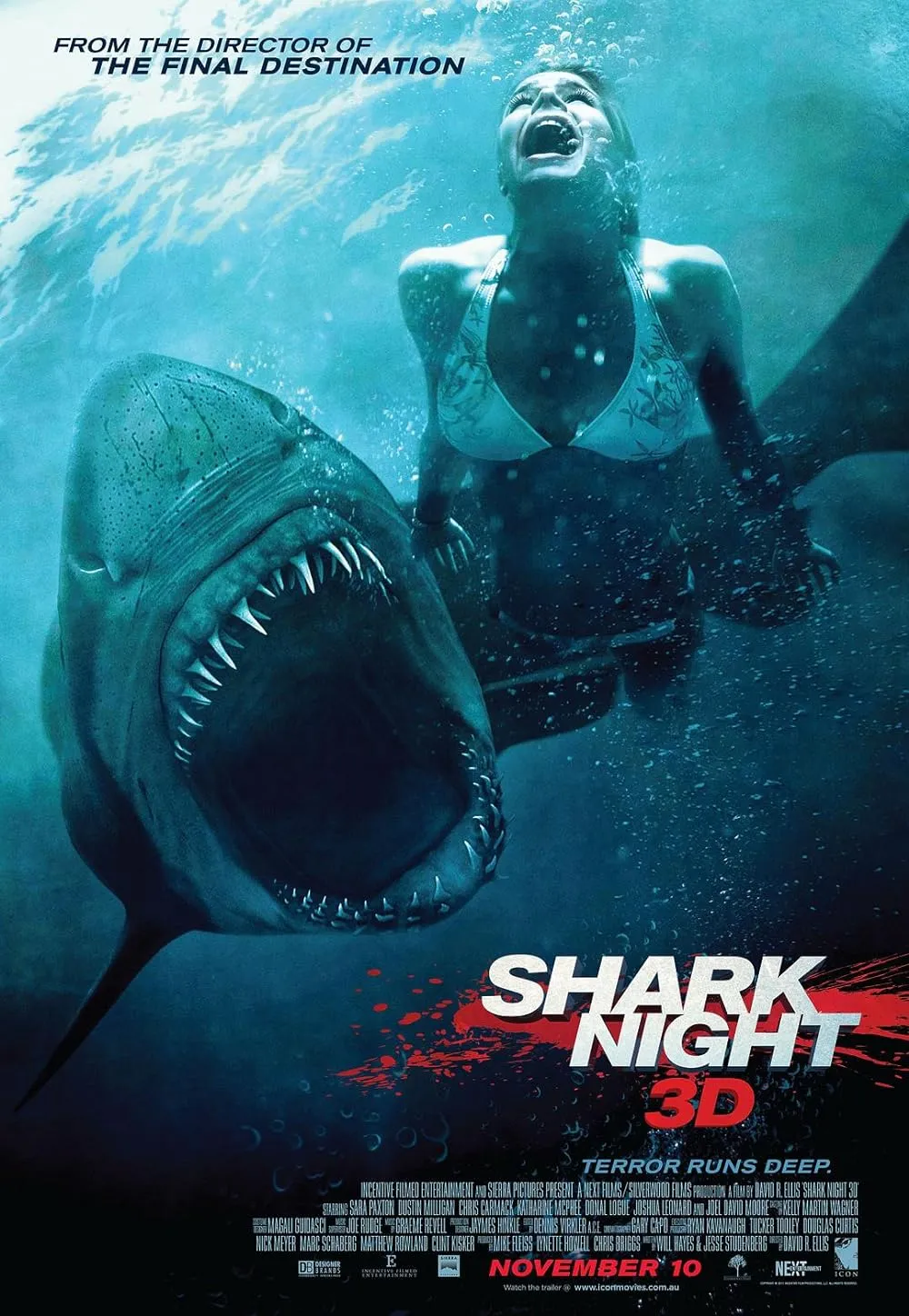 دانلود فیلم شب کوسه Shark Night 2011