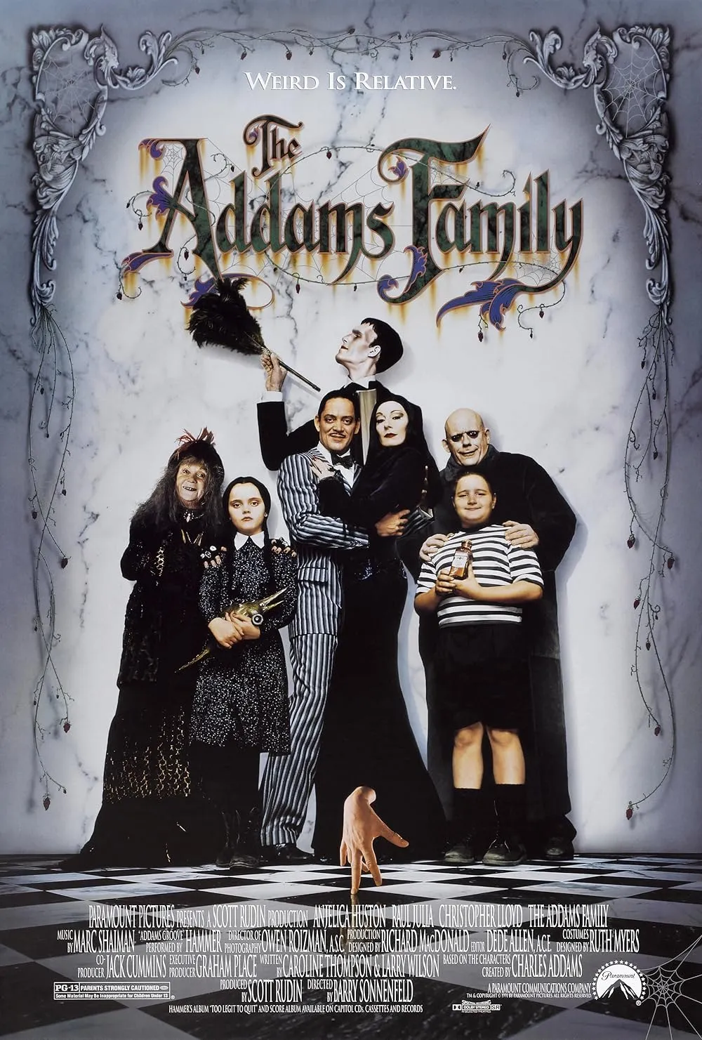 دانلود فیلم خانواده آدامز The Addams Family 1991