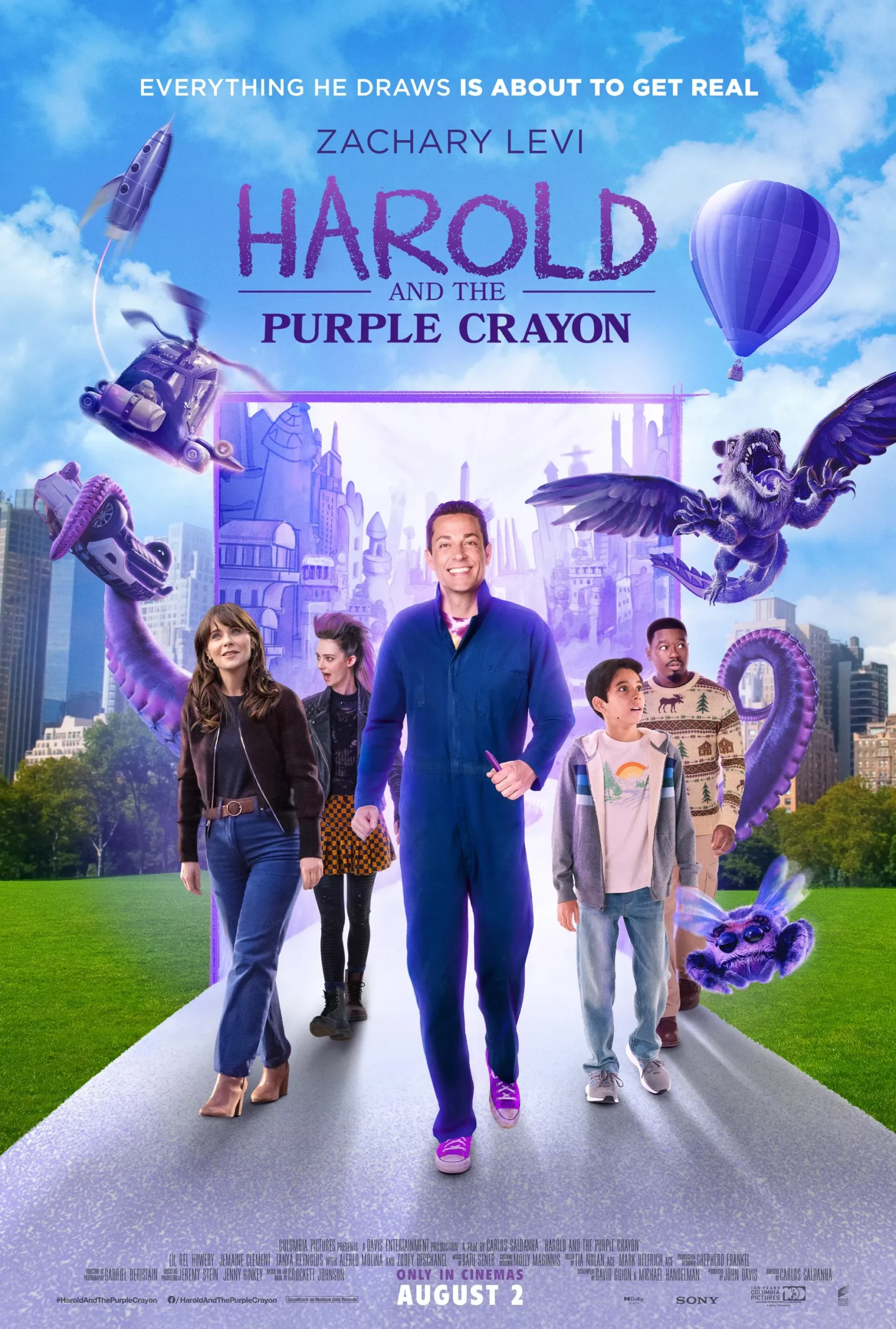 دانلود فیلم هارولد و مداد رنگی بنفش Harold and the Purple Crayon 2024