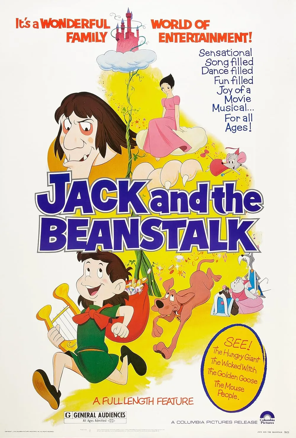 دانلود انیمیشن جک و لوبیای سحرآمیز Jack and the Beanstalk 1974