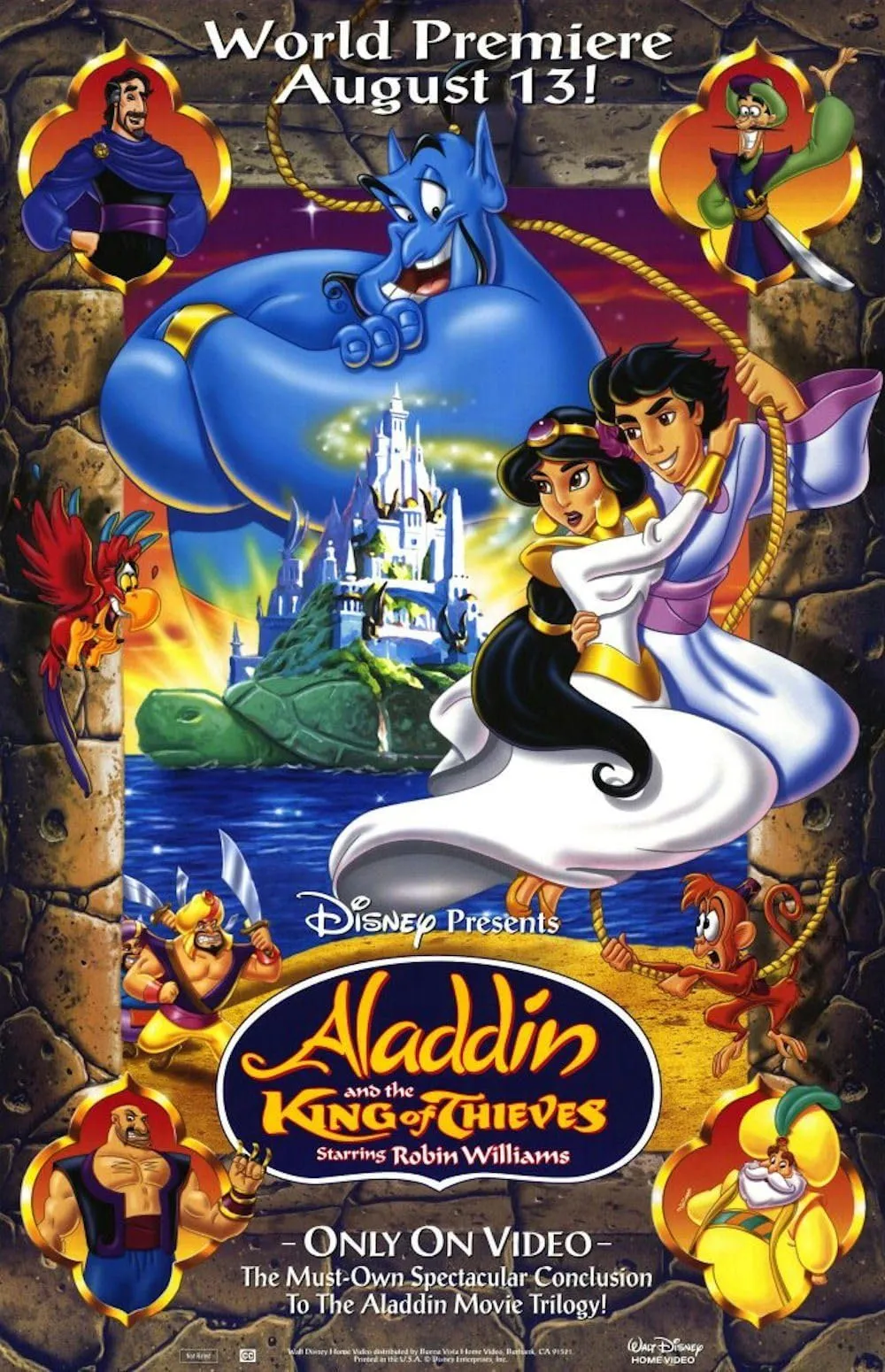 دانلود انیمیشن علاءالدین و پادشاه دزدها Aladdin and the King of Thieves 1996