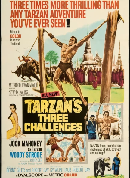 دانلود فیلم مبارزه تارزان برای زندگی Tarzan’s Fight for Life 1958