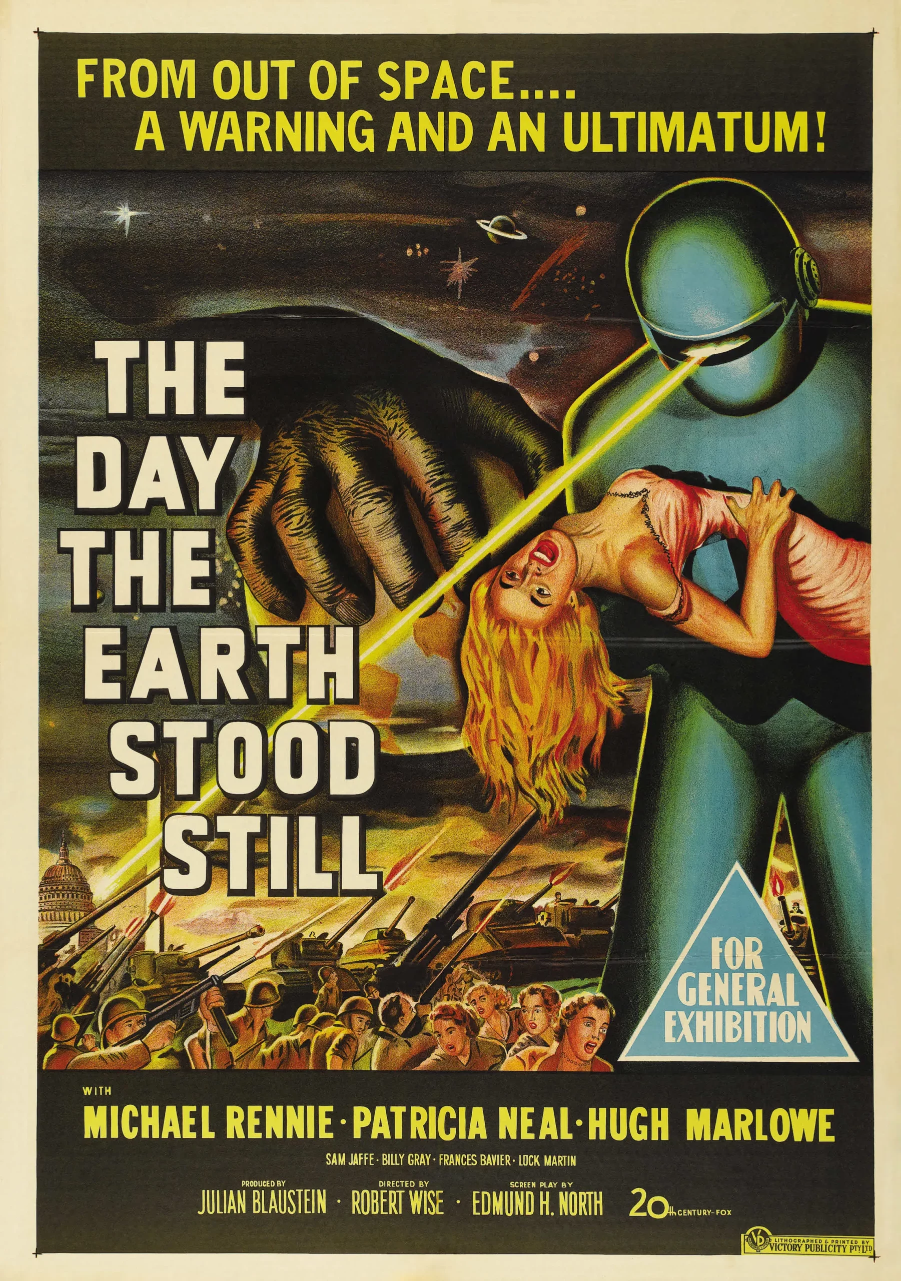 دانلود فیلم روزی که دنیا از حرکت ایستاد The Day the Earth Stood Still 1951