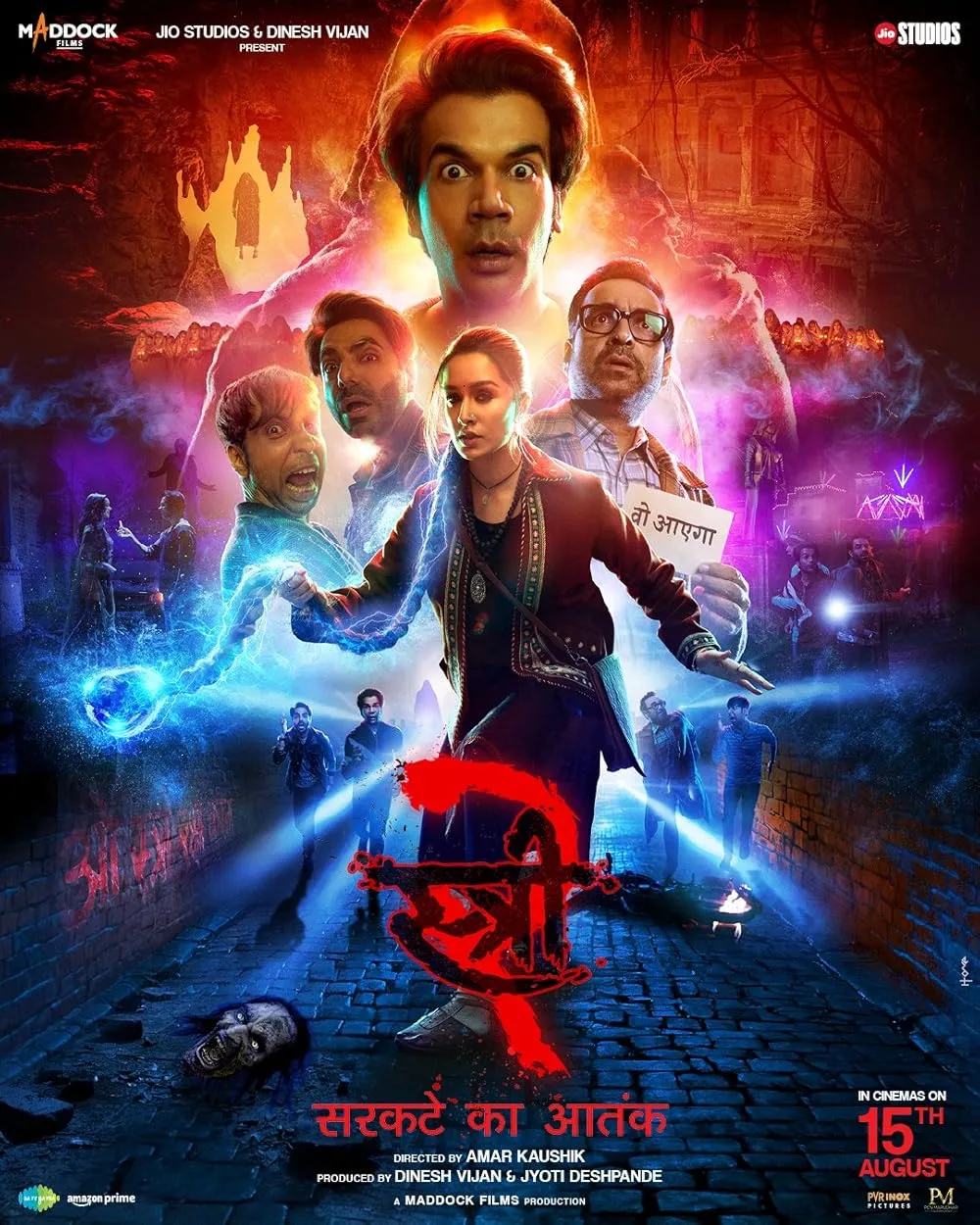 دانلود فیلم استری 2: وحشت سارکتا Stree 2: Sarkate Ka Aatank 2024