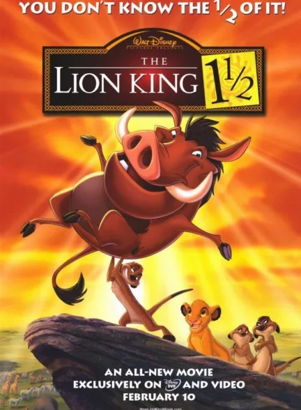 دانلود فیلم انیمیشن شیرشاه یک و نیم  The Lion King 3: Hakuna Matata 2004