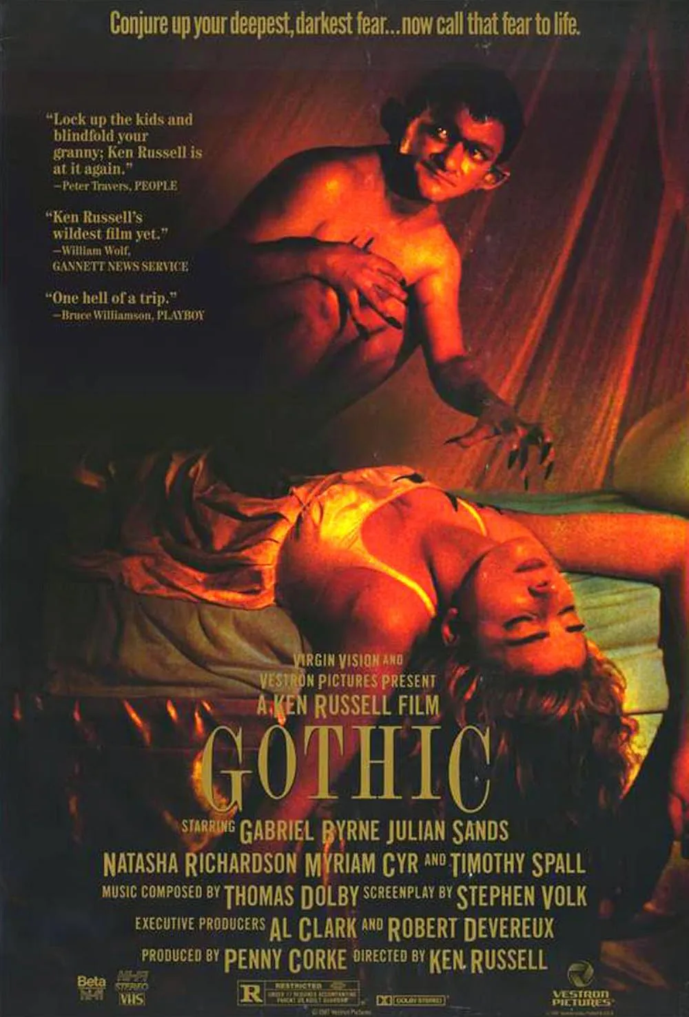 دانلود فیلم گوتیک Gothic 1986