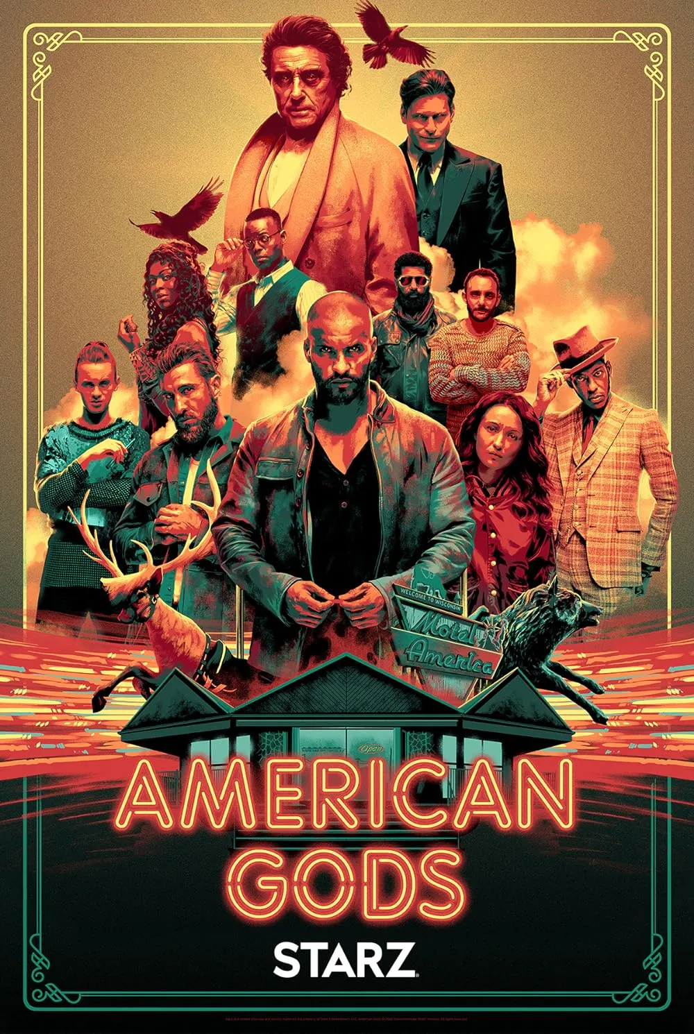 دانلود سریال American Gods 2017