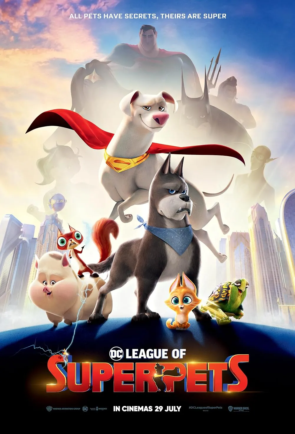 دانلود انیمیشن  ابر حیوانات لیگ دی‌سی DC League ofSuper-Pets 2022