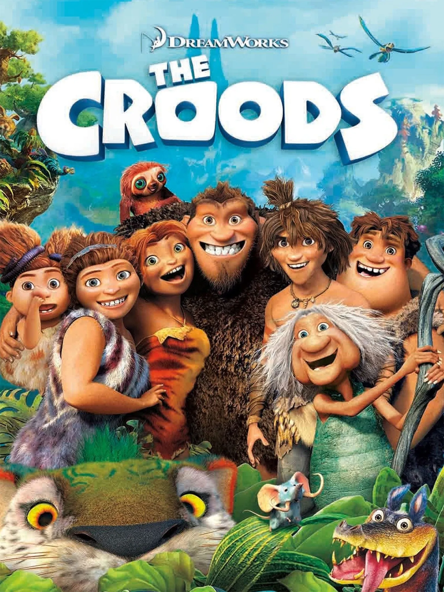 دانلود فیلم انیمیشن خانواده کرودها The Croods 2013