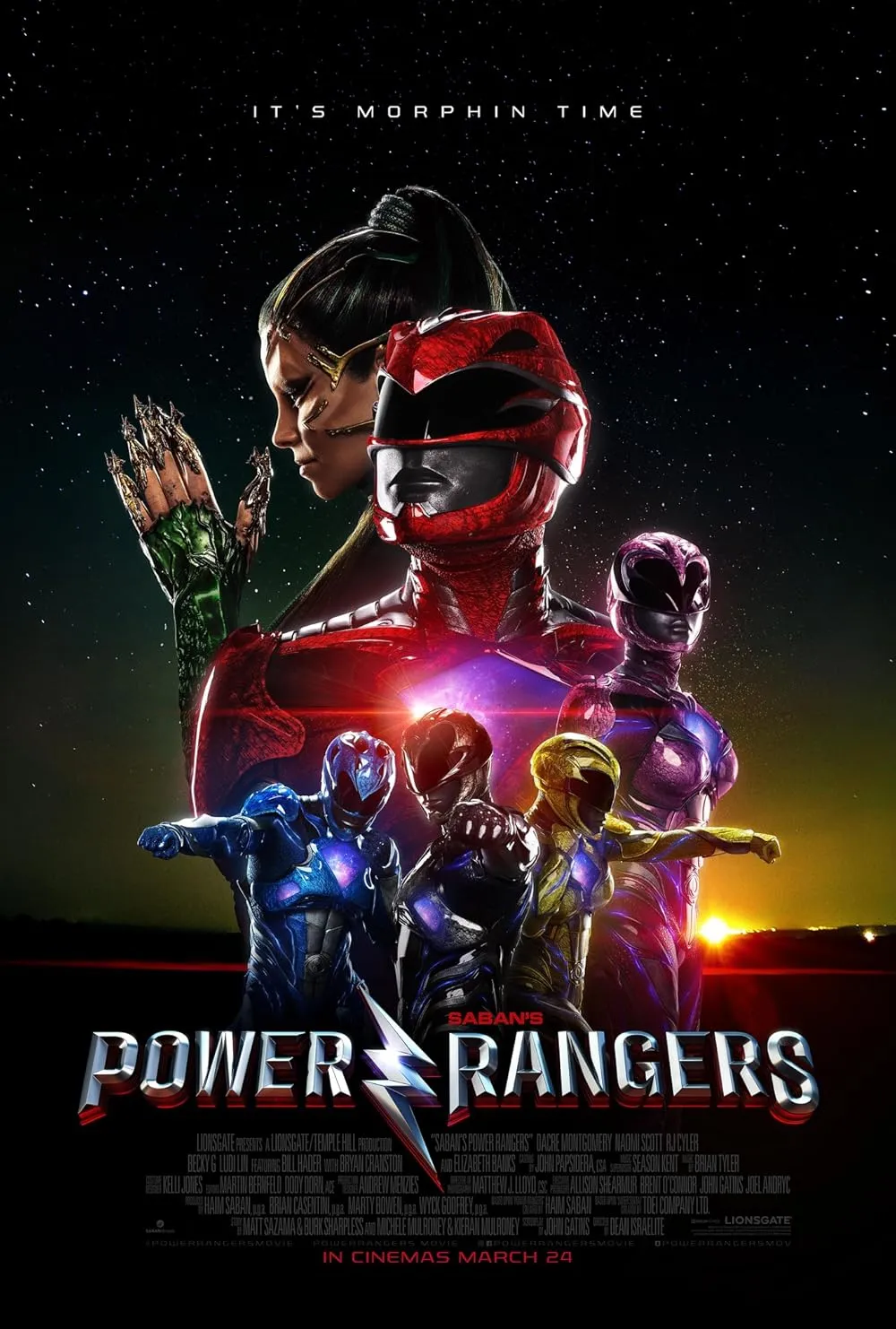 دانلود فیلم رنجرهای قدرتمند Power Rangers 2017