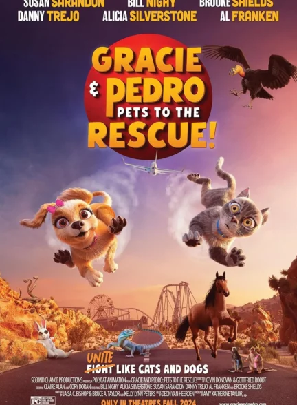 دانلود انیمیشن گریسی و پدرو : نجات حیوانات خانگی Gracie and Pedro Pets to the Rescue 2024