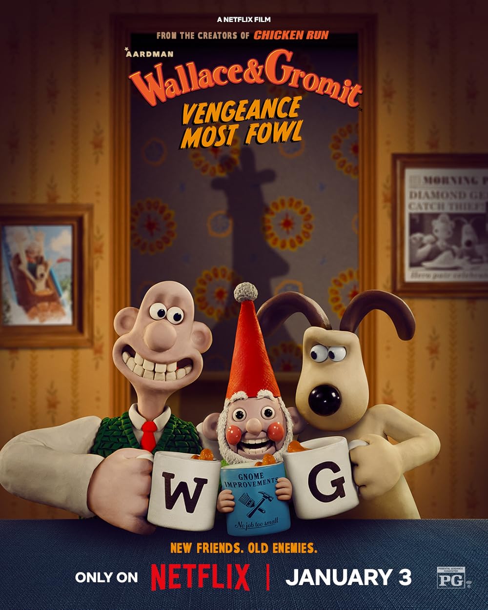 انیمیشن والاس و گرومیت: انتقام پرندگان Wallace And Gromit: Vengeance Most Fowl 2024