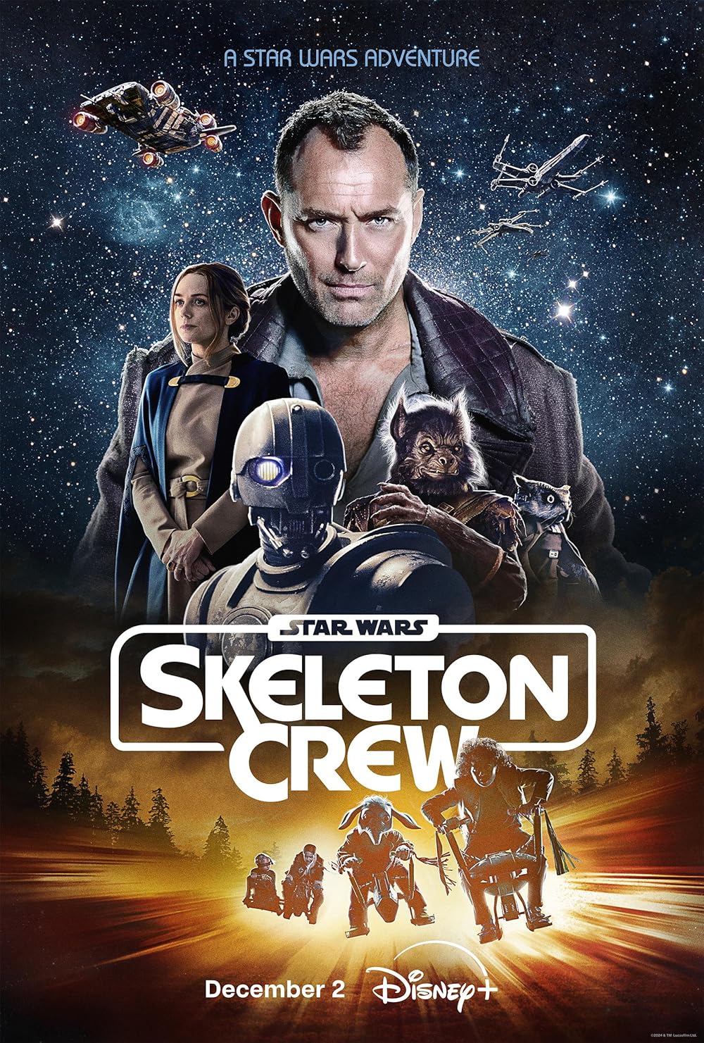 سریال جنگ ستارگان: خدمه اسکلت Star Wars: Skeleton Crew 2024