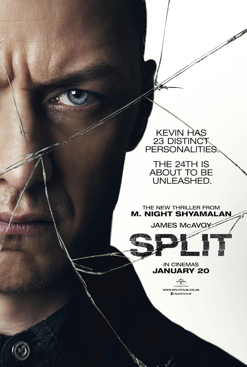 فیلم شکافته Split 2016