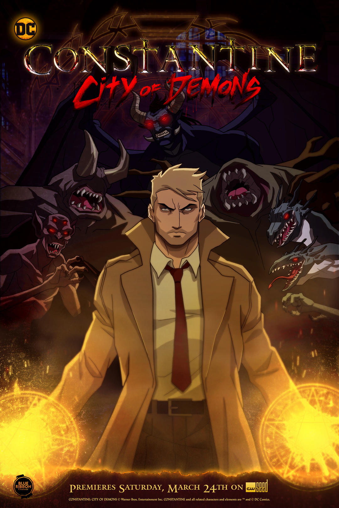 انیمیشن کنستانتین: شهر شیاطین Constantine: City of Demons 2018