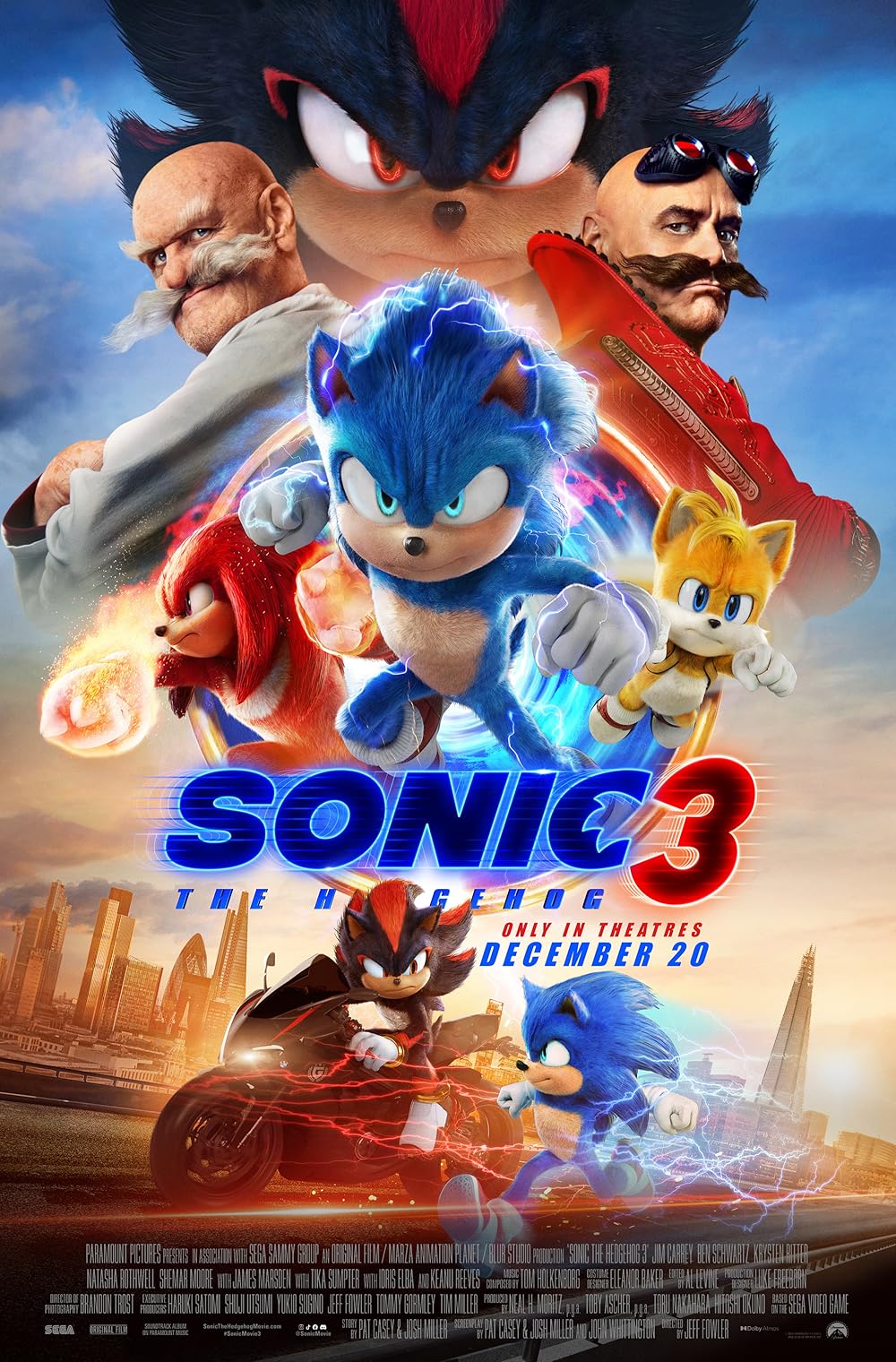 فیلم سونیک خارپشت 3  _ Sonic the Hedgehog 3 2024